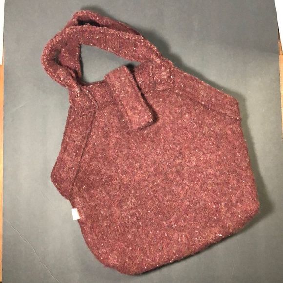 Repurposed Wool Sweater Purse UNIQUE/VINTAGE - Picture 1 of 4